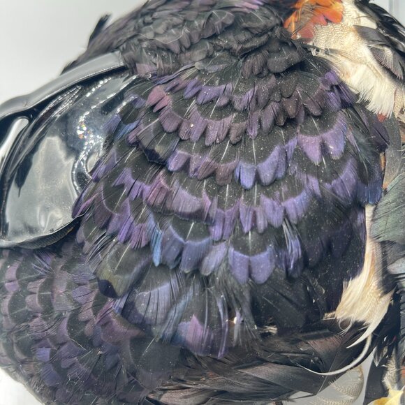 🎩 Vintage Christian Dior Feathered Hat – Paris-New York Label - Picture 7 of 12